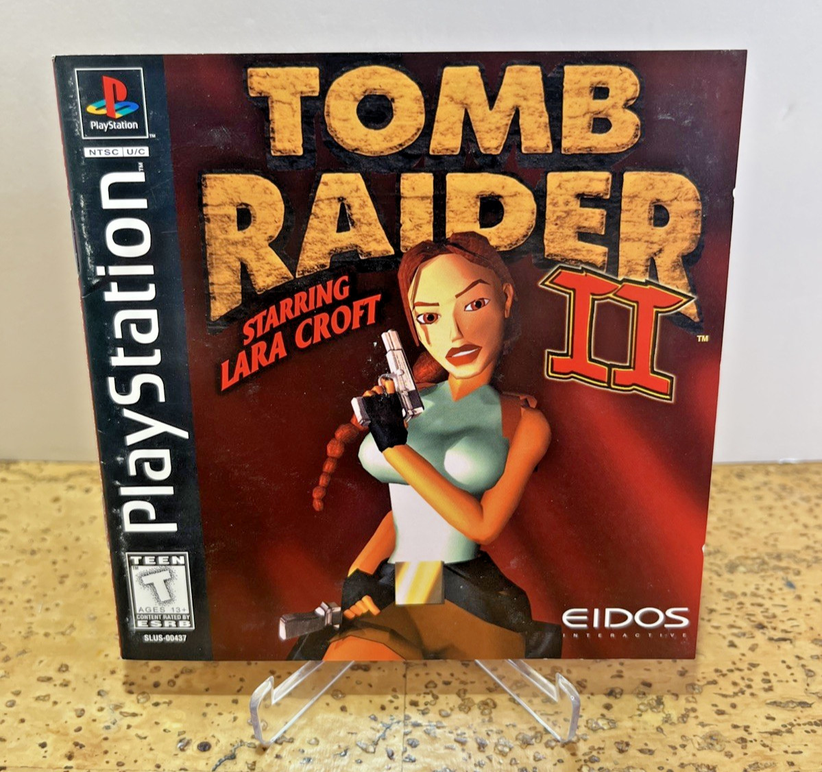 Tomb Raider II (Sony PlayStation, PS1) Complete, Tested, Reg Card, Fast Ship