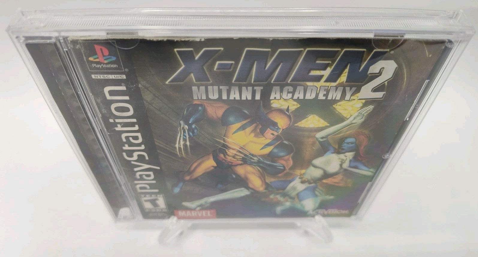 X-Men: Mutant Academy 2 (Sony PlayStation 1 PS1, 2001) CIB + Case Protector VGC