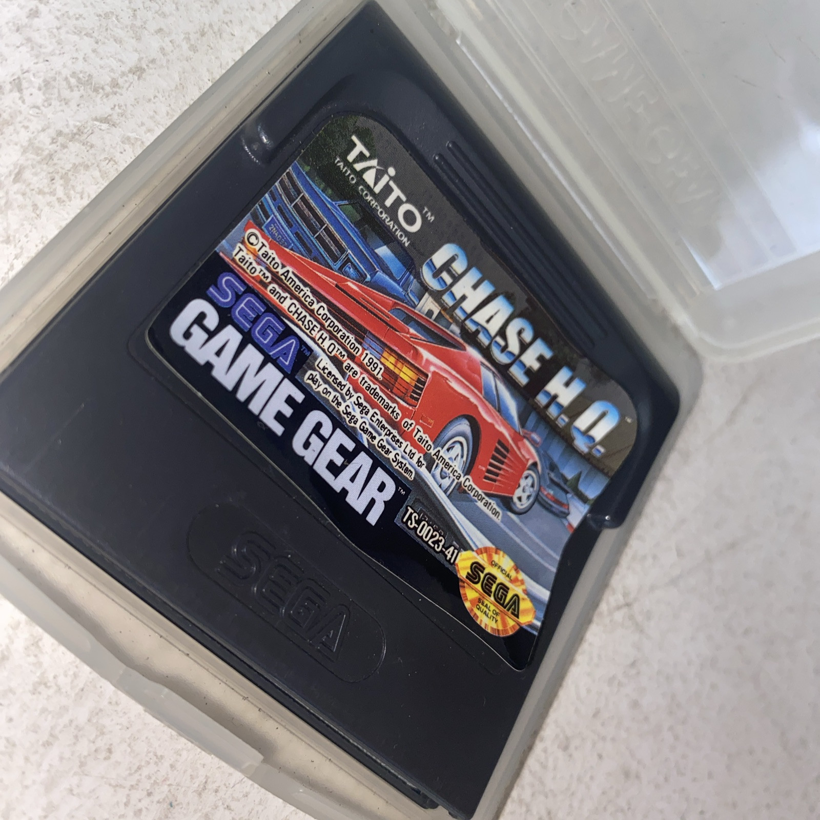 Chase HQ (Sega Game Gear, 1991) Action & Adventure Game Only Taito