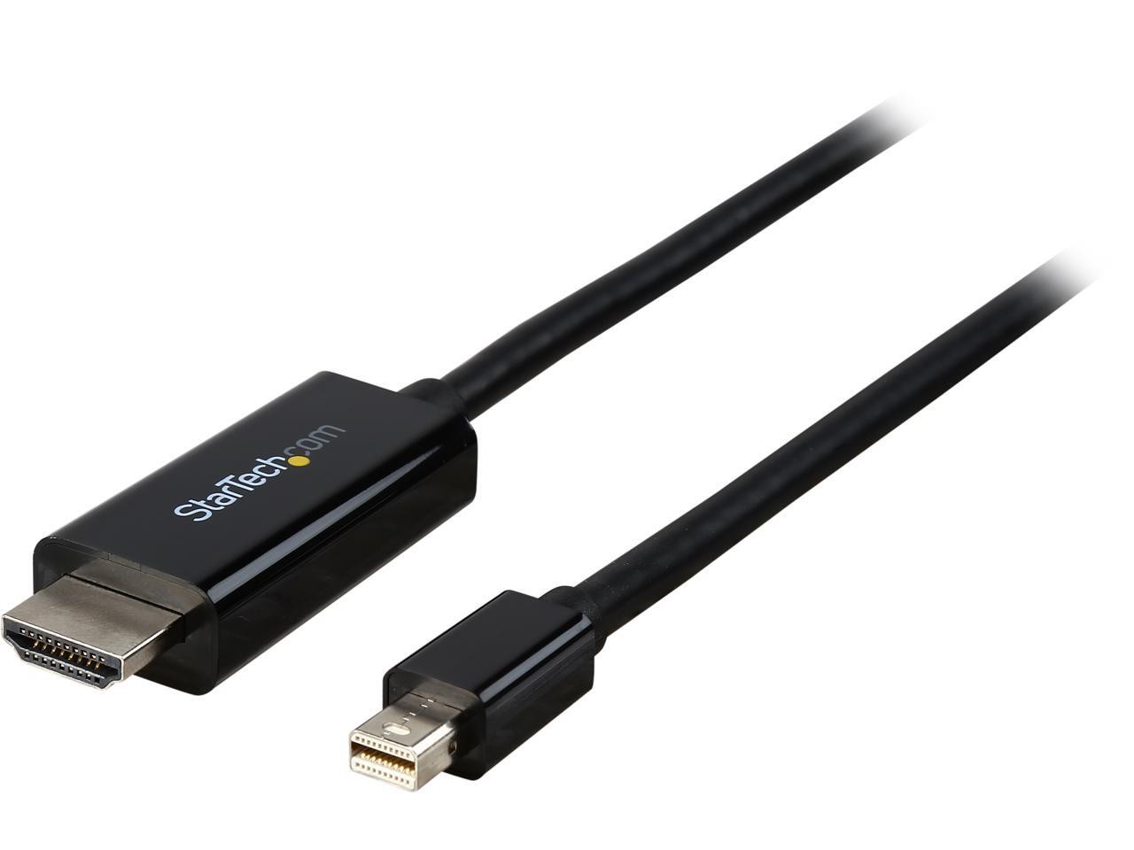 StarTech.com Model MDP2HDMM2MB Mini DisplayPort to HDMI converter cable – 4K