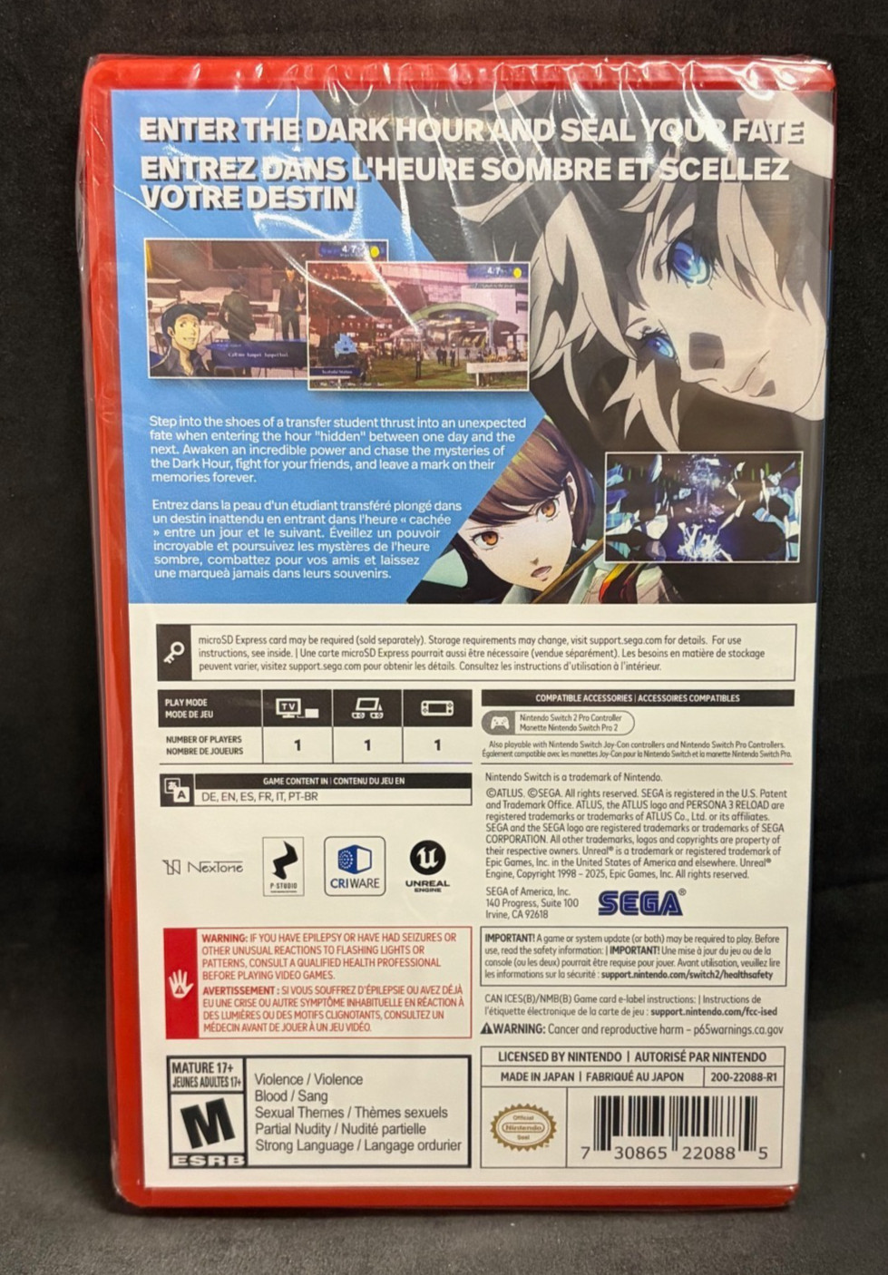 Persona 3 Reload (Nintendo Switch 2) BRAND NEW