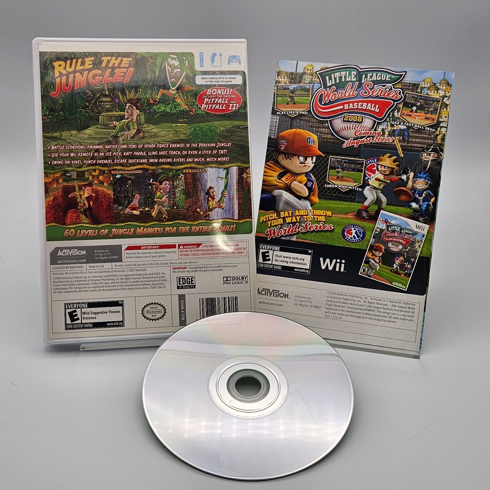 Pitfall: The Lost Expedition Nintendo WII CIB Complete Refurbished Excellent