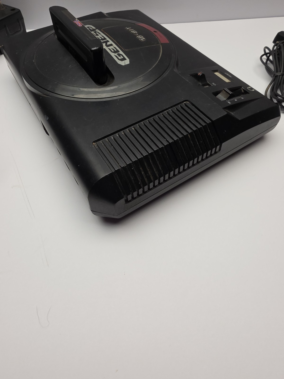 Sega Genesis Model 1 16 Bit 1601 Console Controller Power AV Sonic 2 Bundle