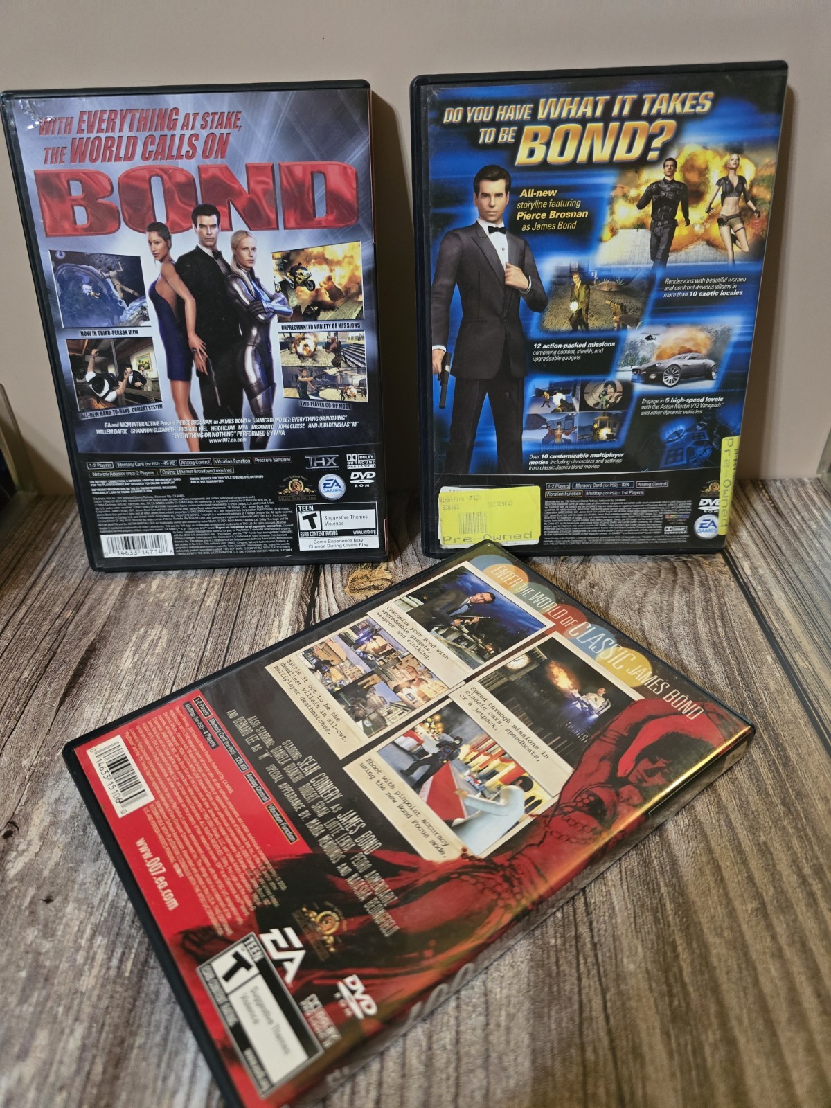Playstation 2 007 Greatest Hits From Russia With Love Nightfire Lot