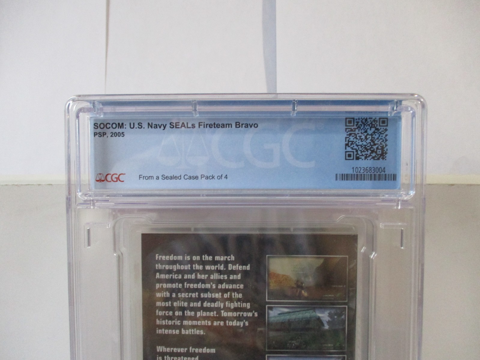 Socom US Navy Seals Fireteam Bravo (Sony PSP, 2005) CGC Graded Perfect 10 A++