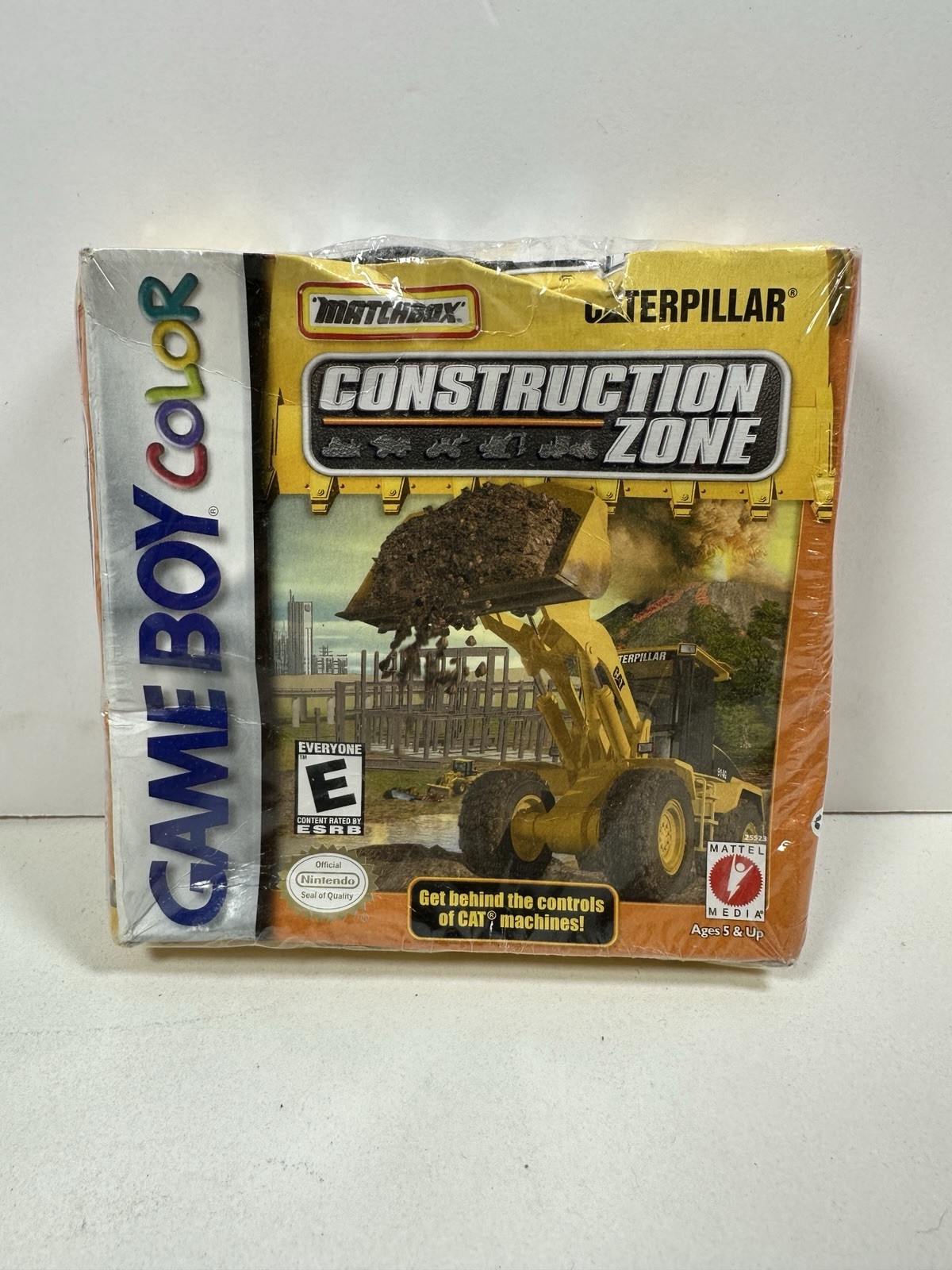 Matchbox Construction Zone Caterpillar Nintendo Game Boy Gameboy Color Sealed