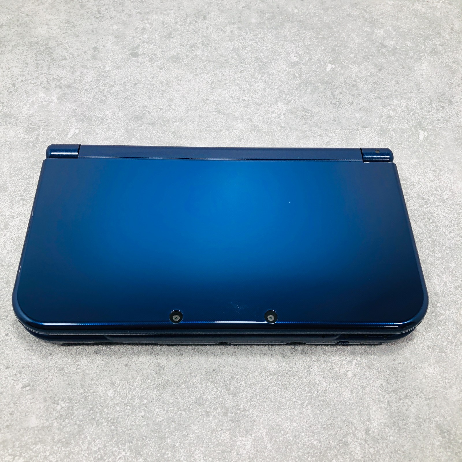 [EX+5] New Nintendo 3DS LL XL Metallic Blue console Japan Tested NTSC-J 06-109