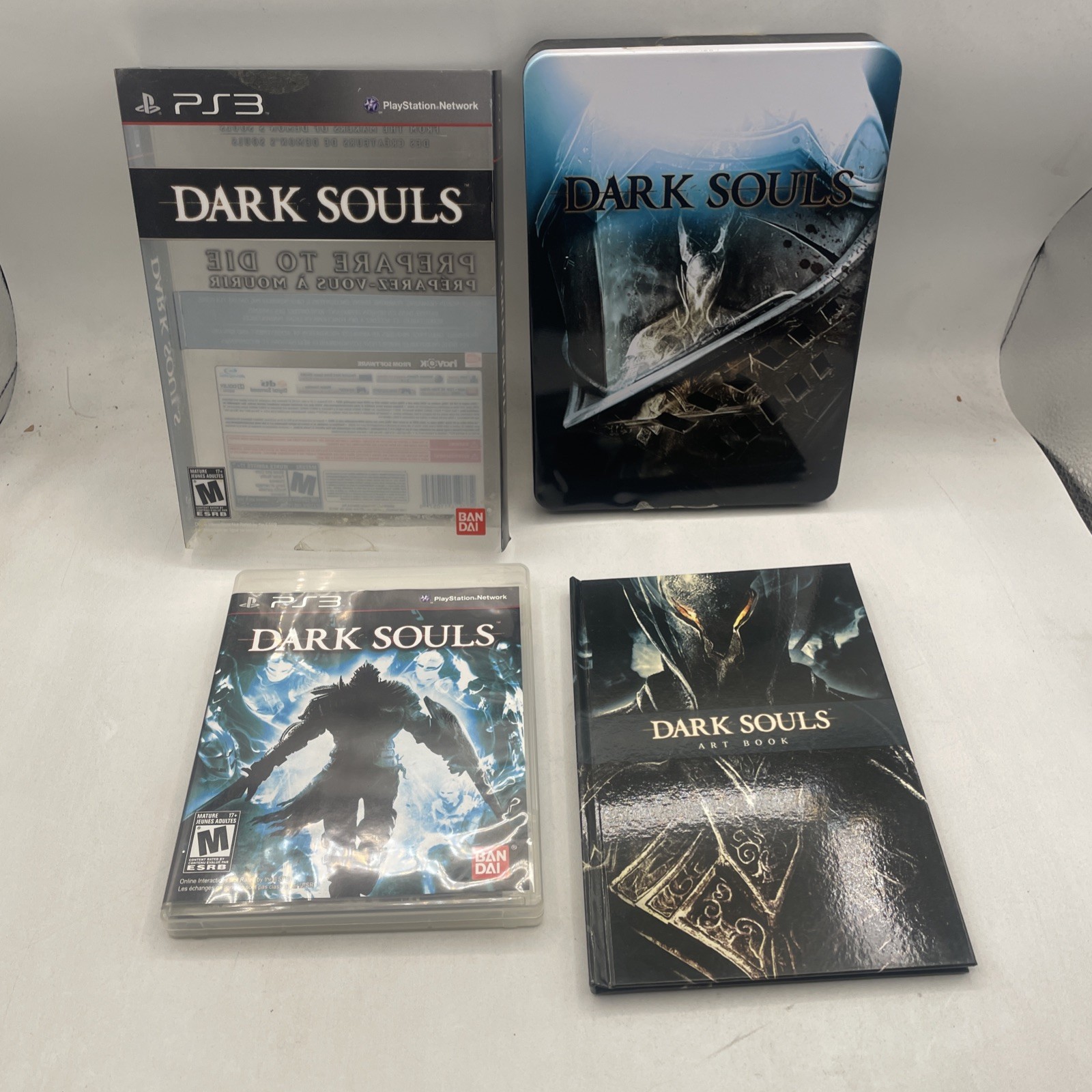 Dark Souls Steelbook (Sony PlayStation 3 PS3, 2011) Game Case Manual Artbook