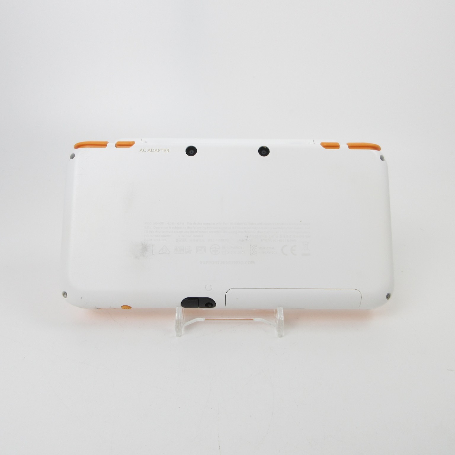 【Excellent】Nintendo New 2DS LL XL White x Orange Console ONLY Japan Ver. #NET052