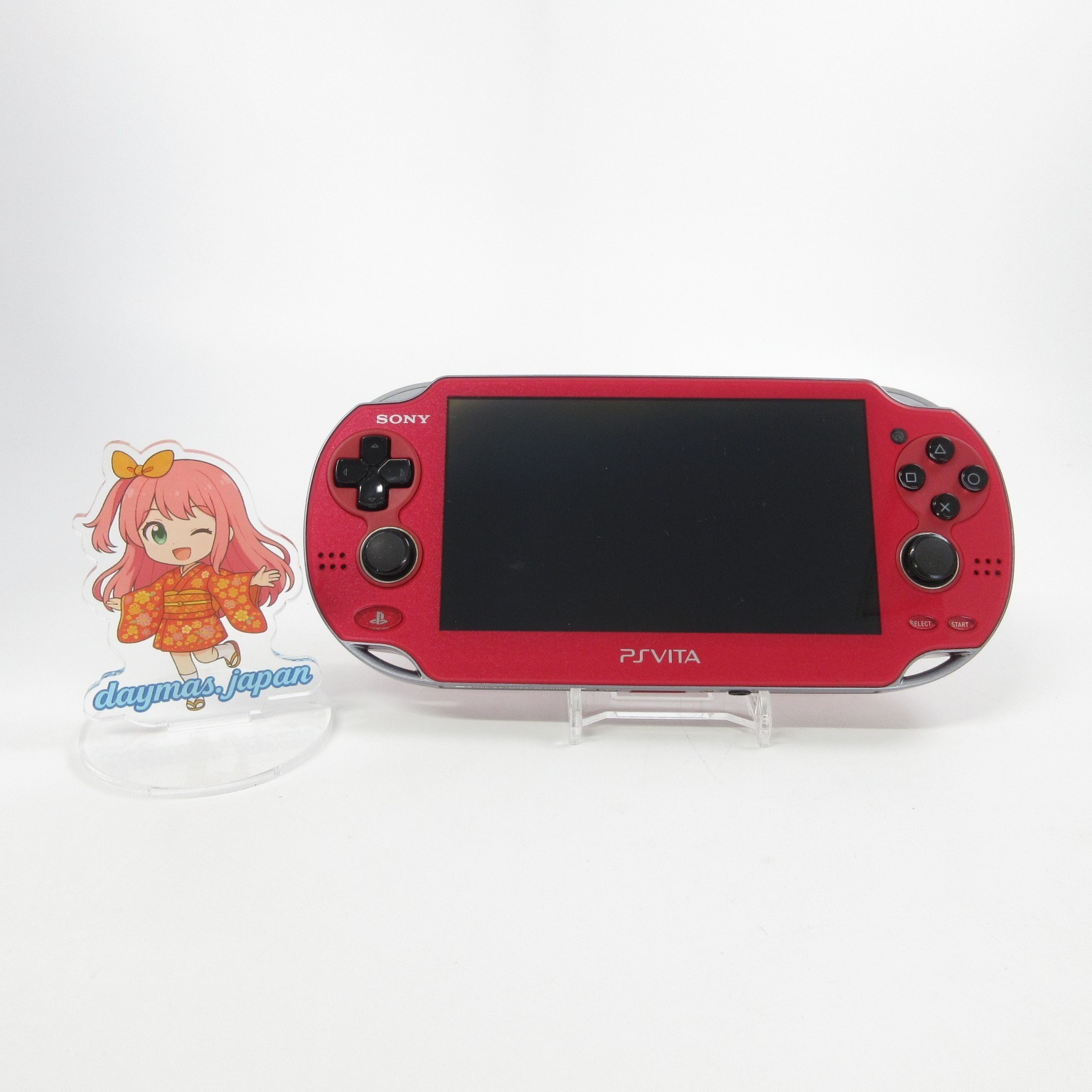 【Very Good】Sony PS Vita PCH-1000 Cosmic Red Wi-Fi Model Console only #Arr08/0706