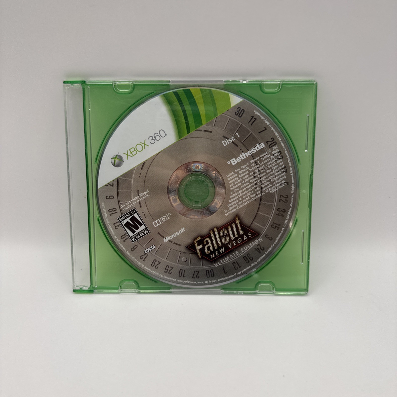 Fallout: New Vegas – Ultimate Edition (Xbox 360, 2012) DISC 1 ONLY