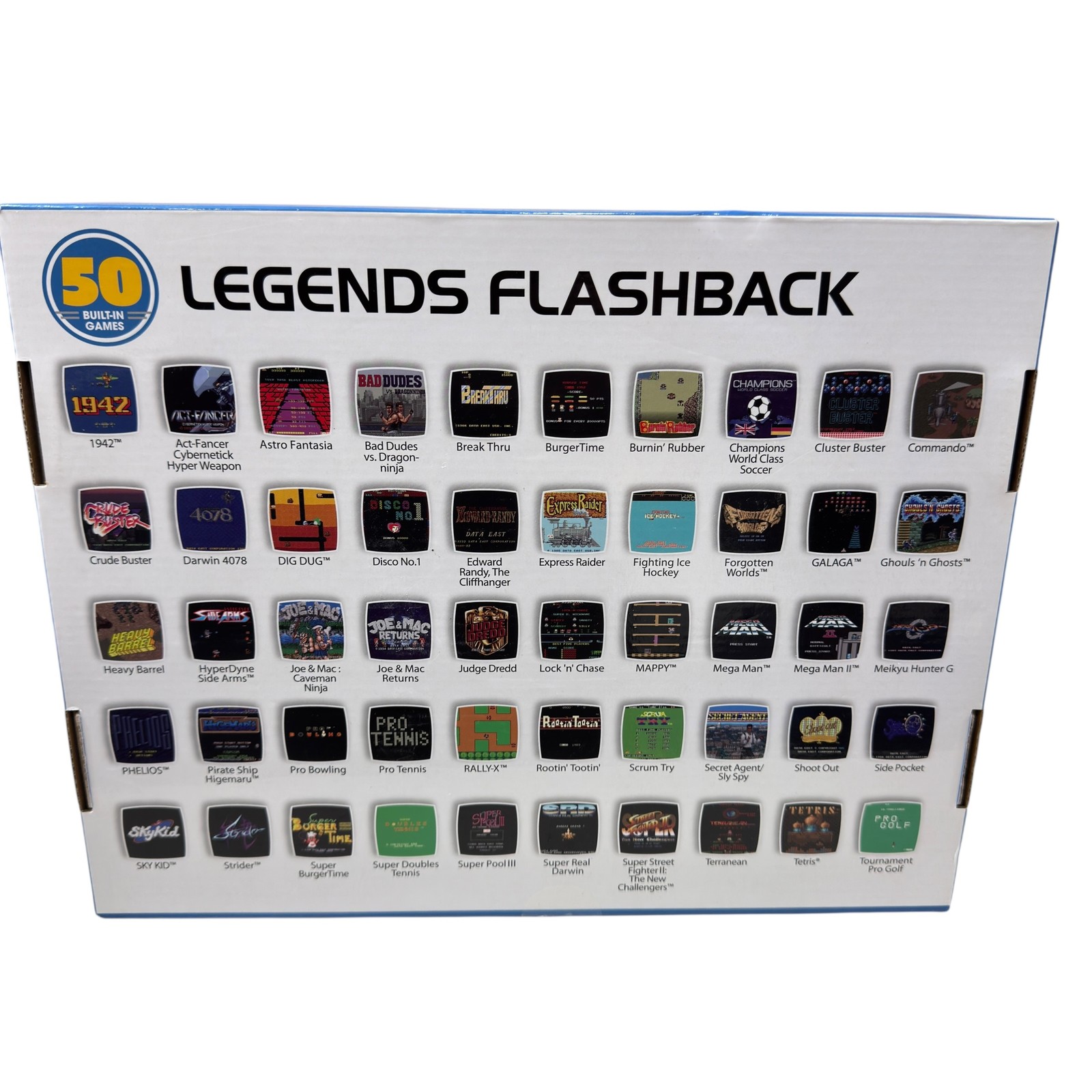 AtGames Legends Flashback Console 50 Built-In Games HDMI 720p HD Output NEW