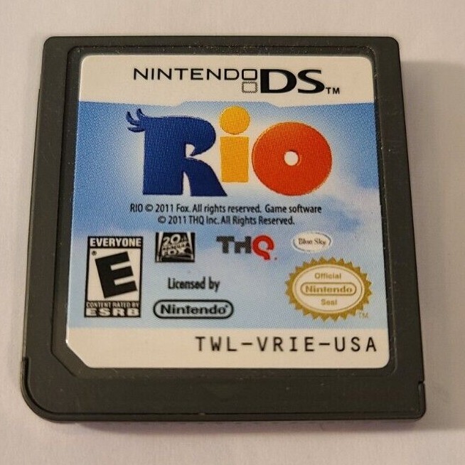 Rio (Nintendo DS, 20011) Game Cartridge Only Tested Working! Free Shipping!