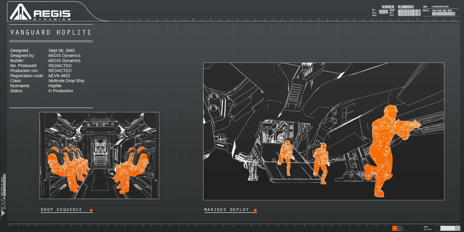 Star Citizen – AEGIS VANGUARD HOPLITE – UPGRADE – (CCU)
