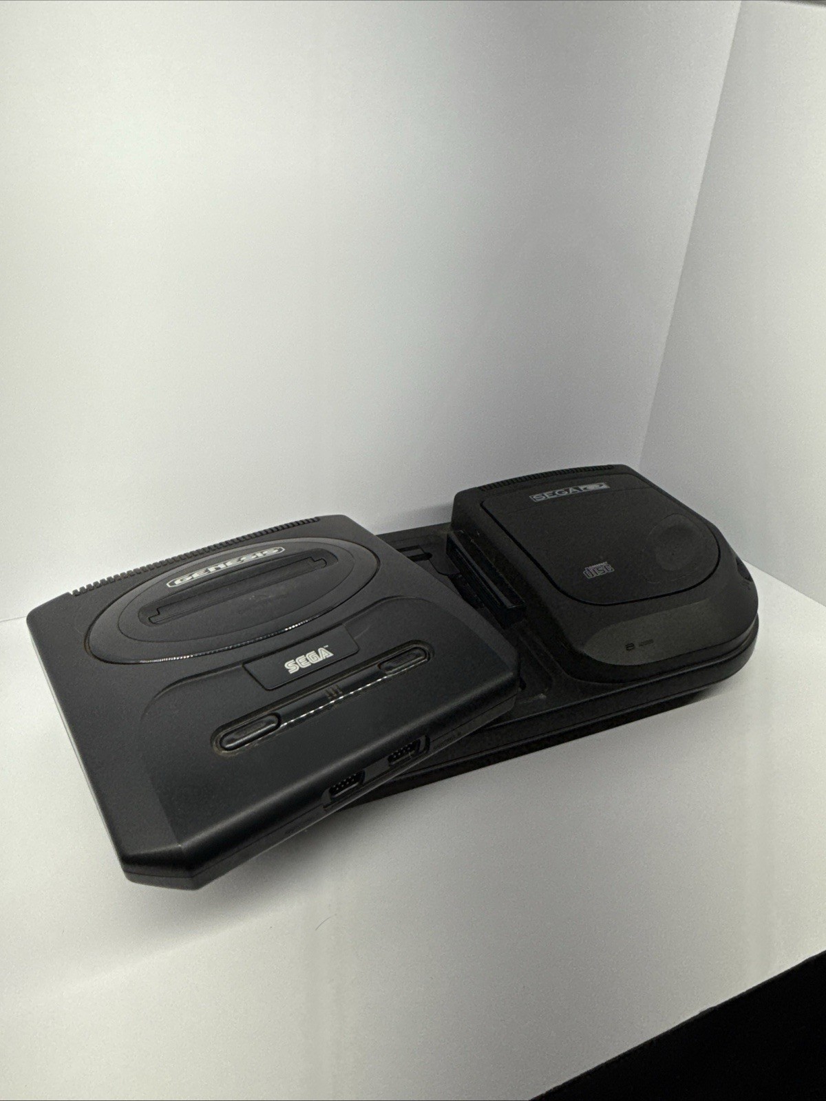 Sega CD Model 2 Console with Games and Controllers! Tested and Working