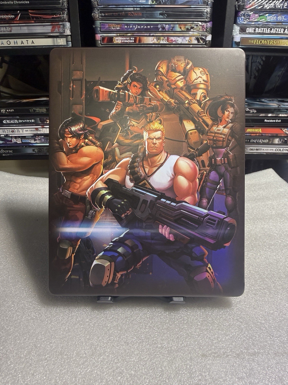 Limited Edition Contra Operation Galuga Custom Steelbook/Steelup Case PS5/Xbox