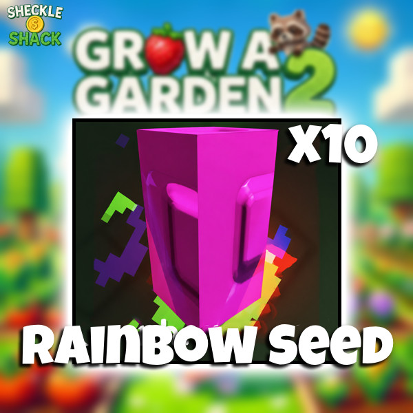 🌈x10 RAINBOW SEED 🌱 Grow🪴A Garden 2 🌳 (Super Fast Delivery🚀!)