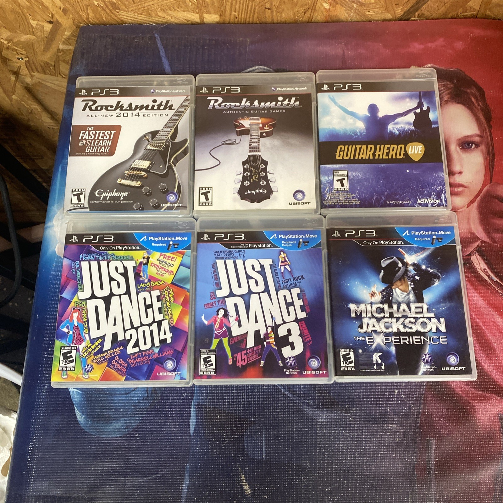 Michael Jackson: The Experience Just Dance Guitar Hero Rocksmith PlayStation 3