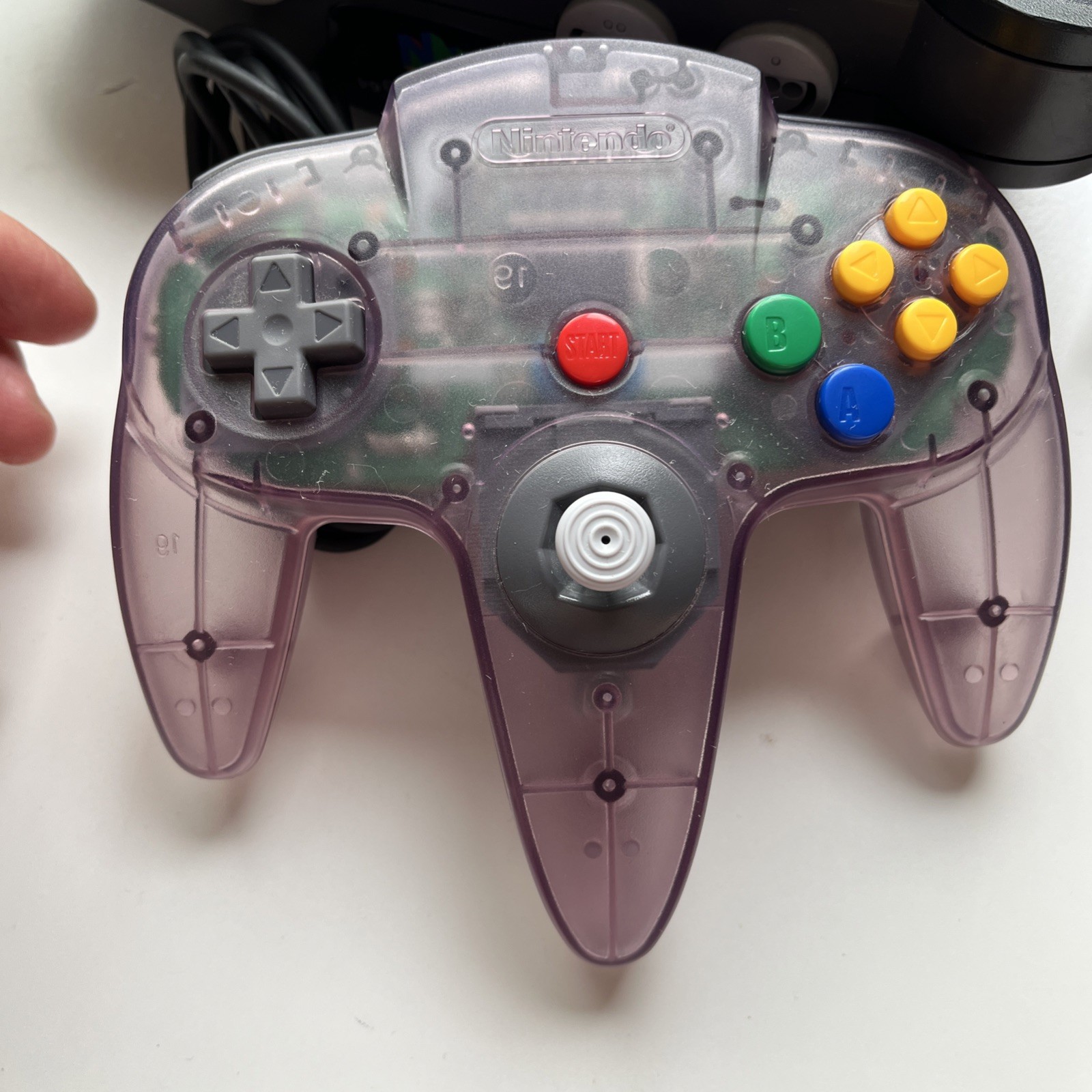 Nintendo 64 N64 Console System Bundle with Oem Controller Cables Tested NUS 001