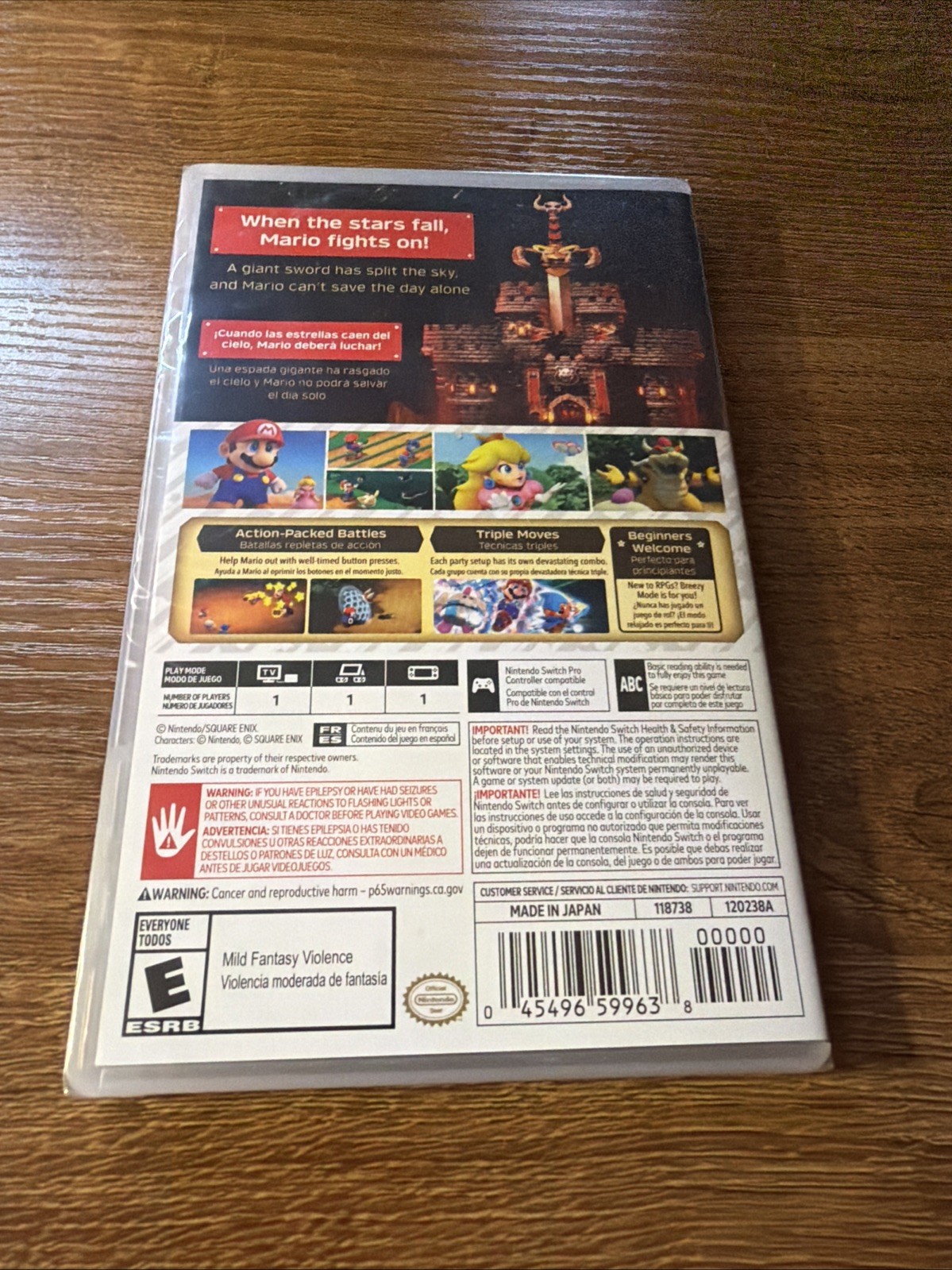 Super Mario RPG – Nintendo Switch BRAND NEW & SEALED