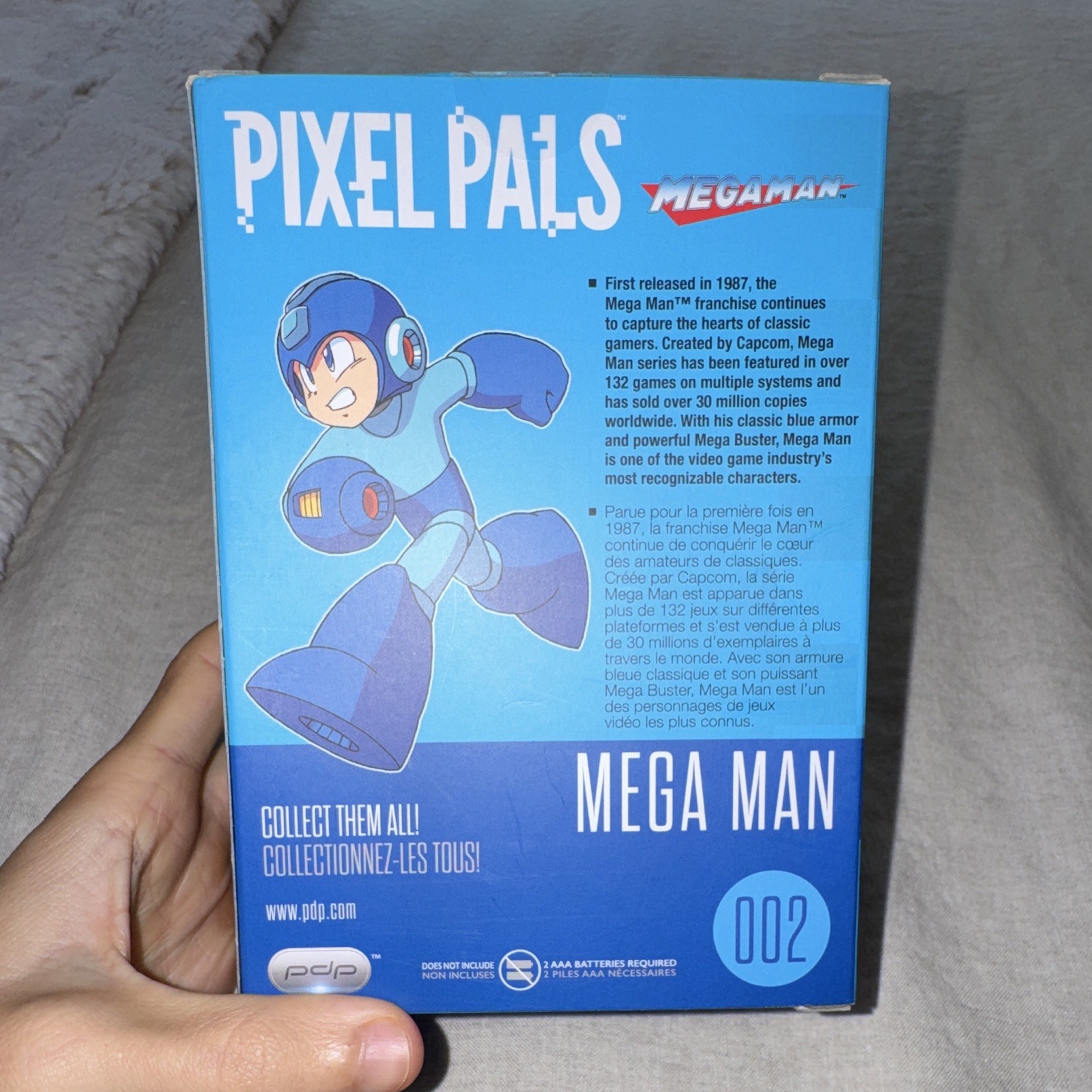 PDP Pixel Pals Mega Man Lights Up Collectible Figure #002 (2017)