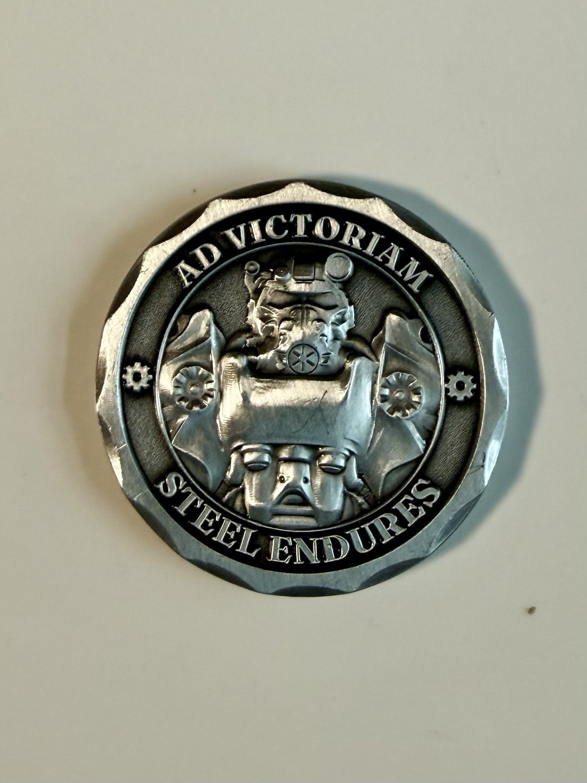FALLOUT 4-BROTHERHOOD OF STEEL Military Rare Challenge Coin-Novelty Coin & Patch