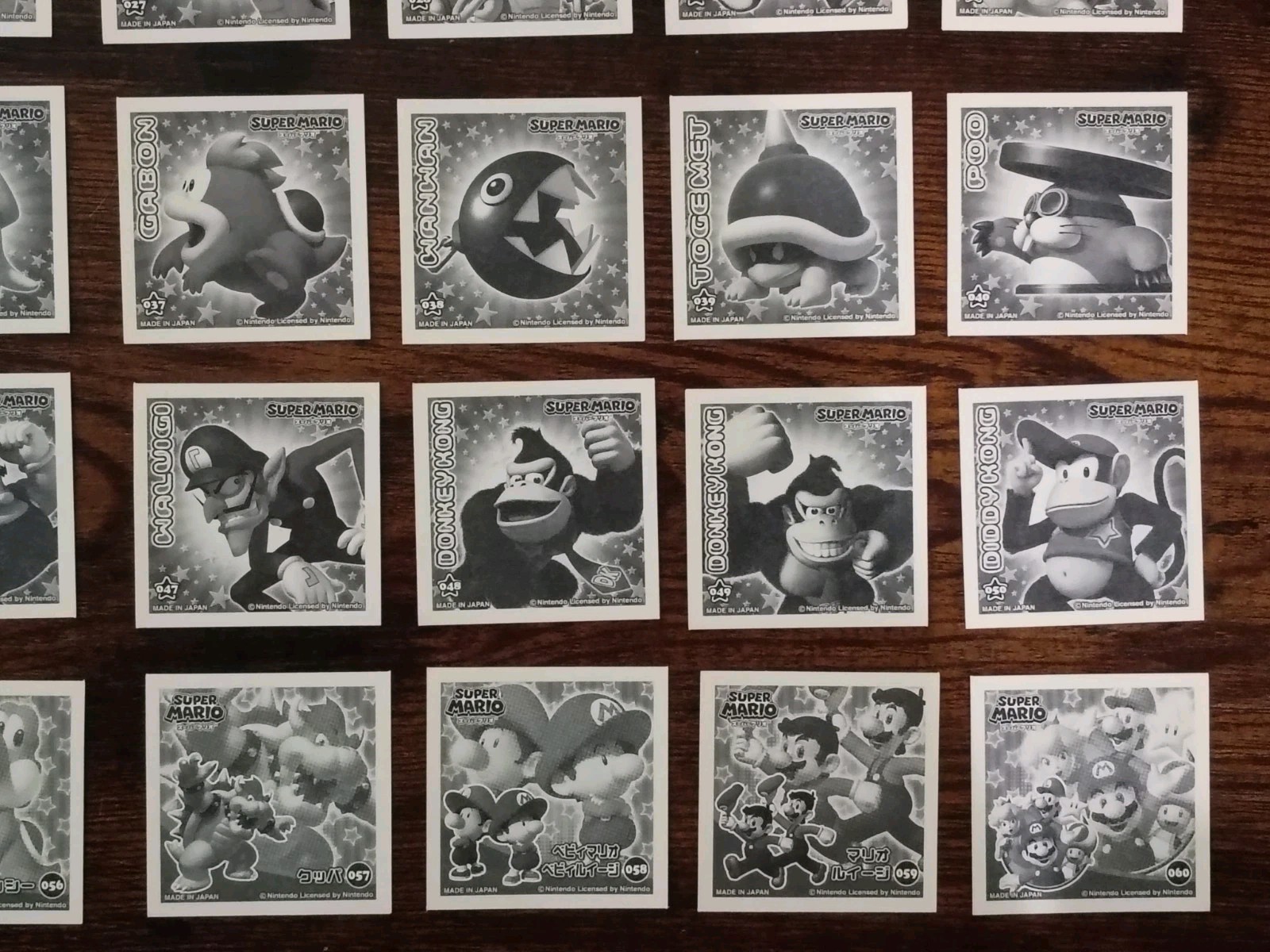*COMPLETE* #1-60 SUPER MARIO Ensky Sticker Collection Japan Nintendo Exclusive