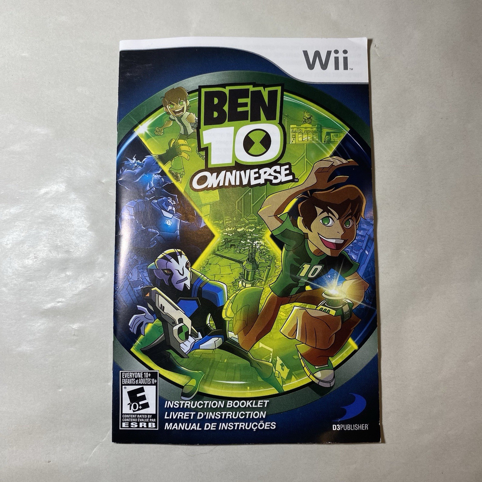 Ben 10: Omniverse Game (Nintendo Wii, 2012) Complete In Box CIB TESTED WORKS