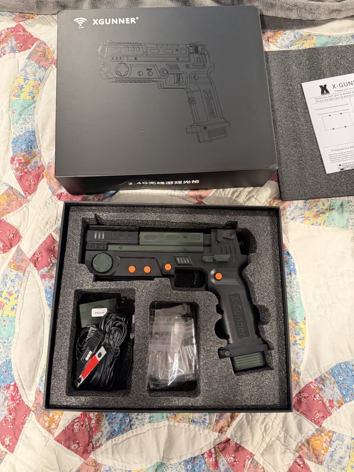 Xgunner 2.4Ghz wireless light gun For PC Gaming