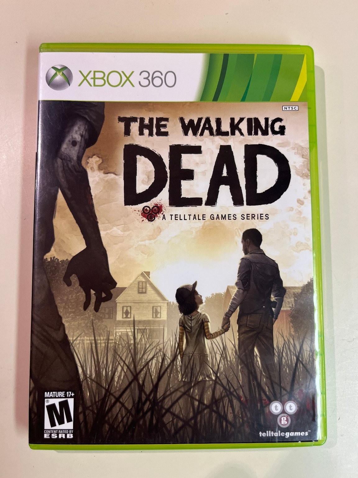 The Walking Dead Xbox 360 Video Game + Manual, Telltale Series, 5 Episodes