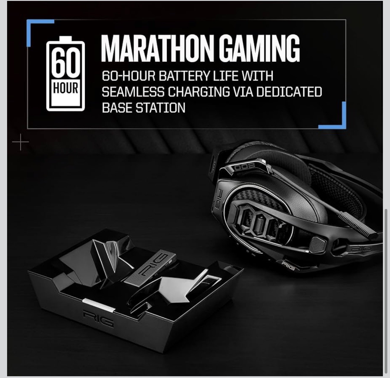 RIG 800 Pro HS Wireless Gaming Headset – Black