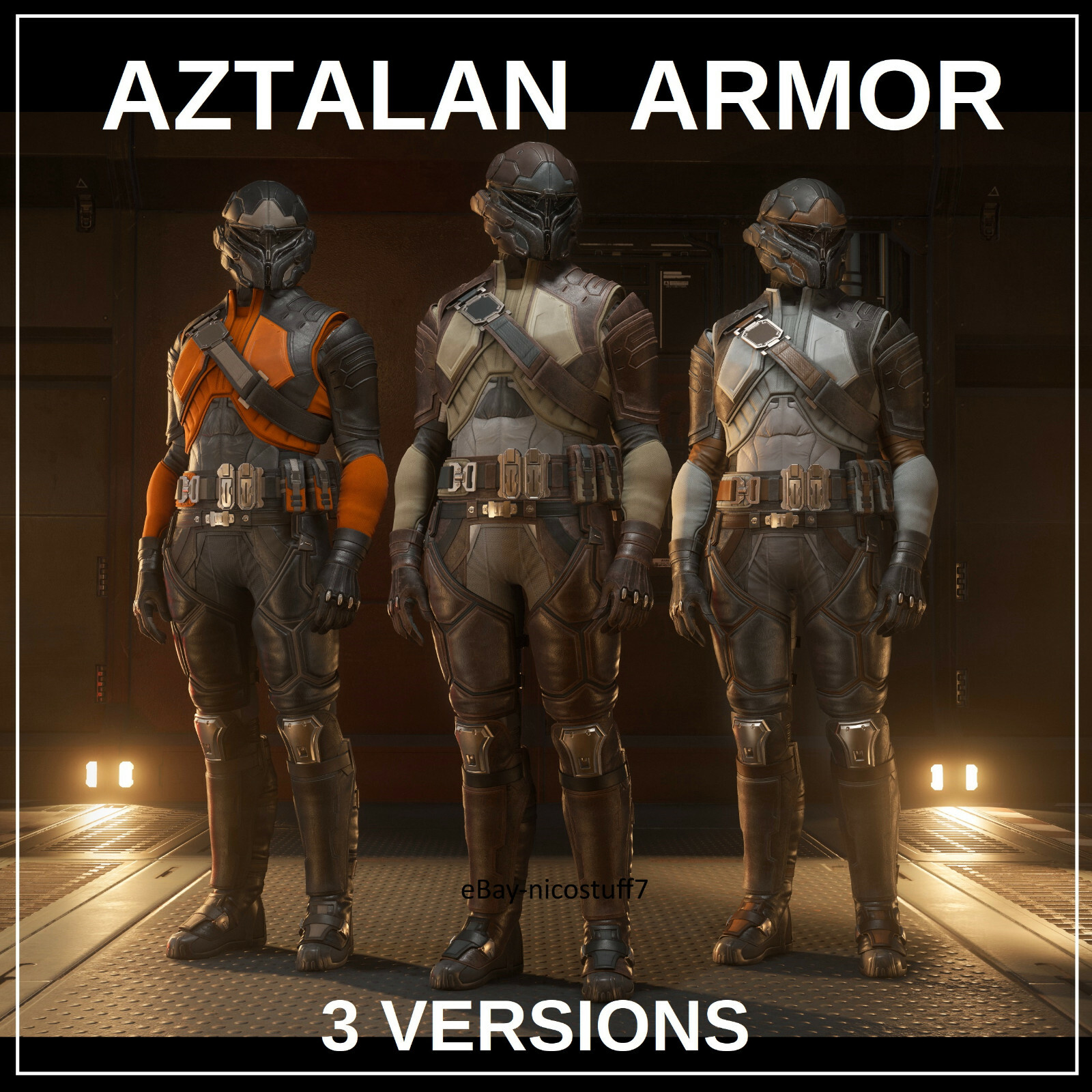 STAR CITIZEN – AZTALAN COMPLETE ARMOR SET – 3 VERSIONS