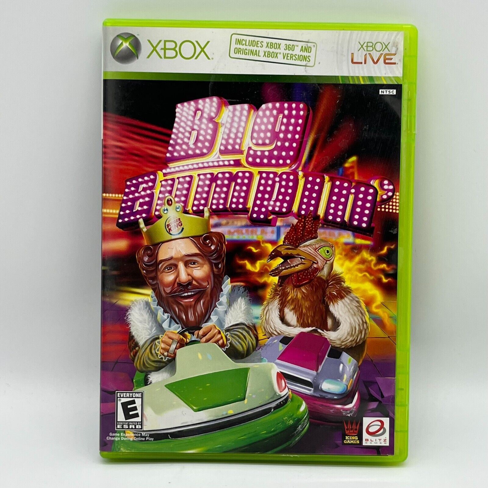 Big Pimpin Bumper Cars Xbox and Xbox 360 Release 2007 in Original Case w Manual