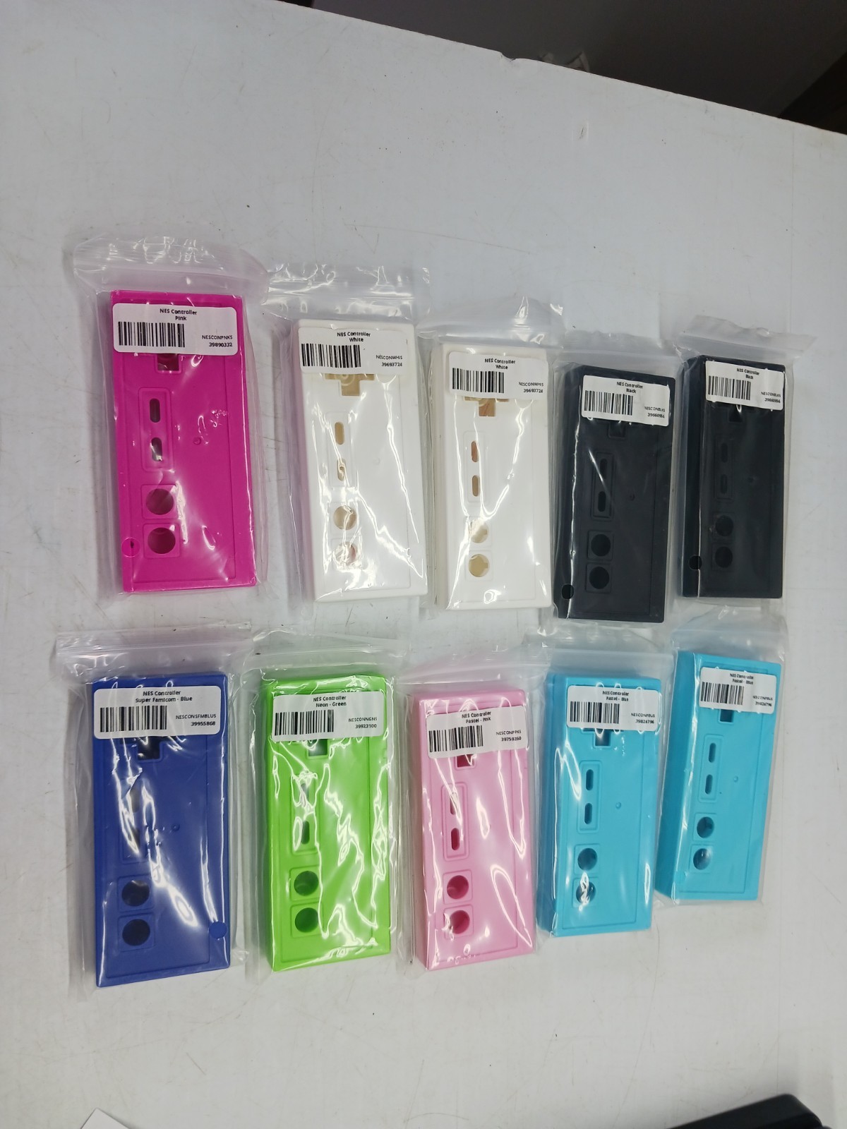 Nintendo Controller Shell Replacement Lot Of 10 Various Colors.