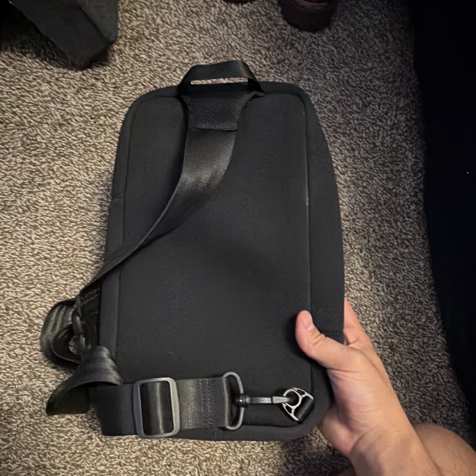 Microsoft Xbox Padded Sling Carrying Case for Console/Controller Black/Green
