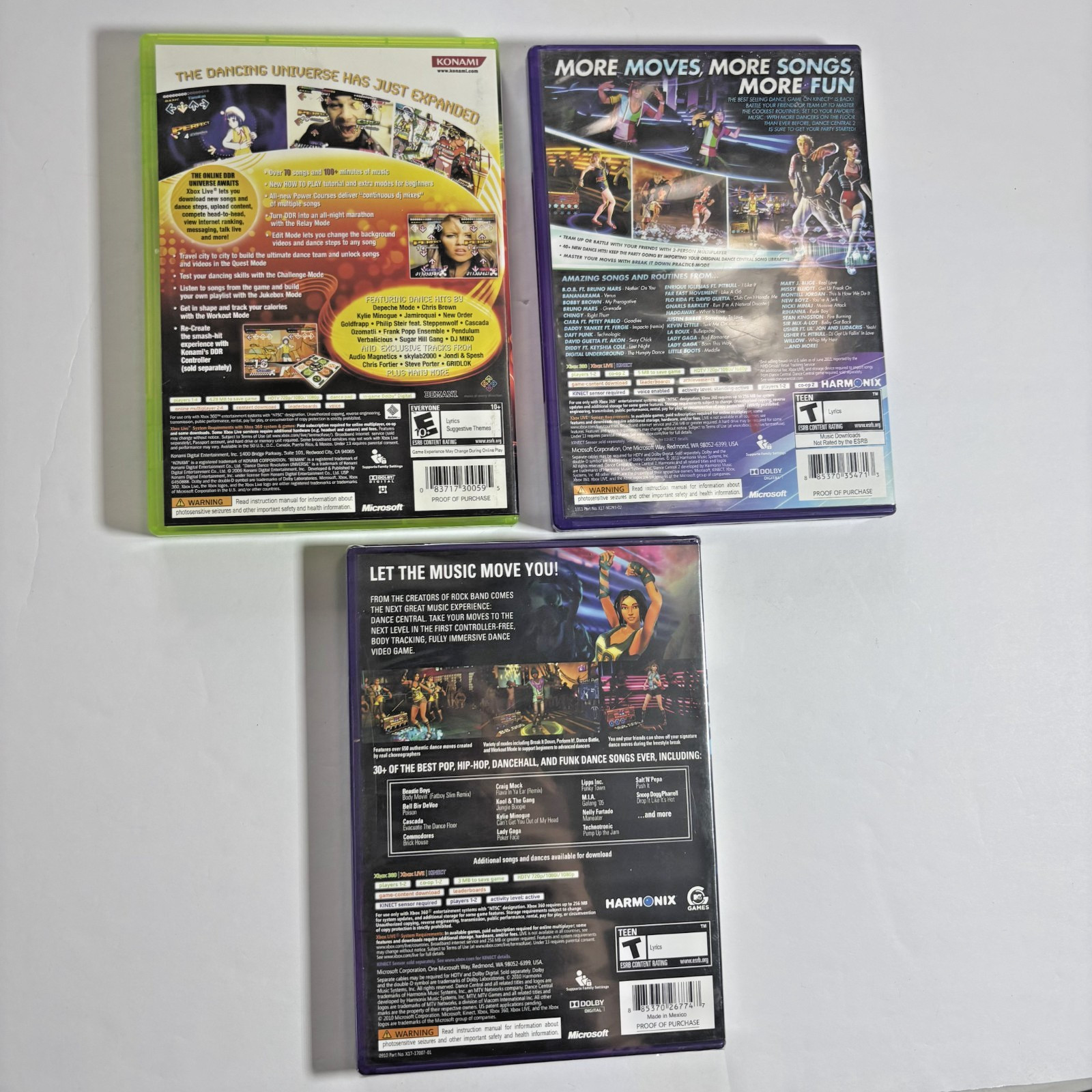 Microsoft Xbox 360 Bulk Lot of 3, Value 29.00
