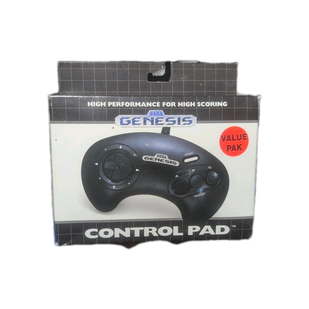 SEGA Genesis 3 Button Control Pad Controller IN BOX SHIPS WITHIN 12 HOURS