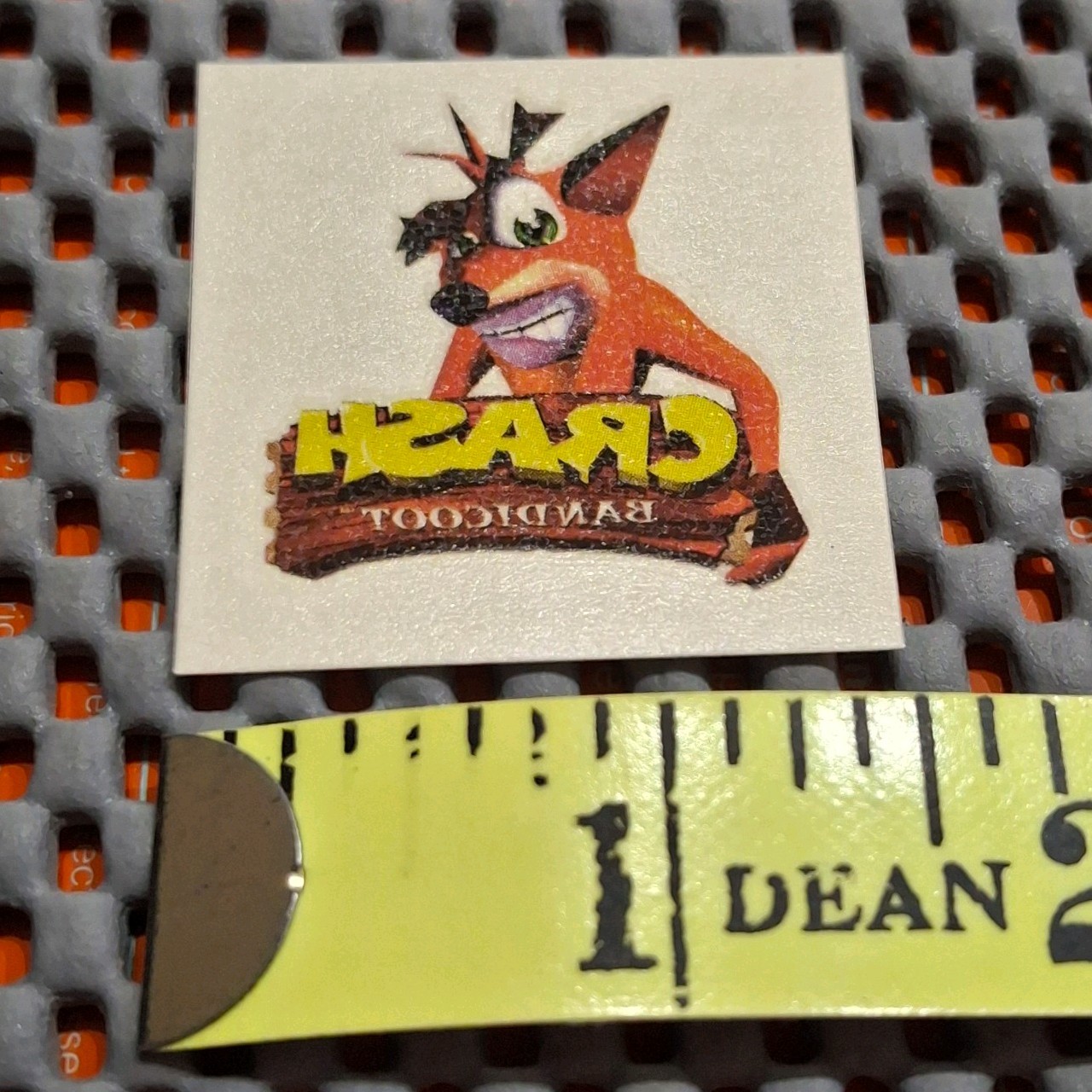 Vintage 1996 Crash Bandicoot Promo Tattoo – Naughty Dog PS1, SCEA Employee Owned