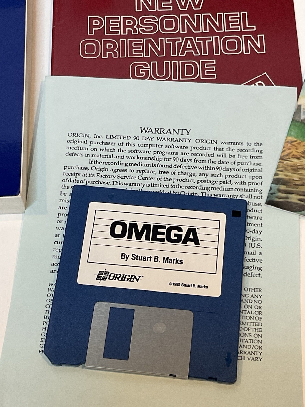 Vintage Macintosh Simulator Software Omega ORIGIN Systems