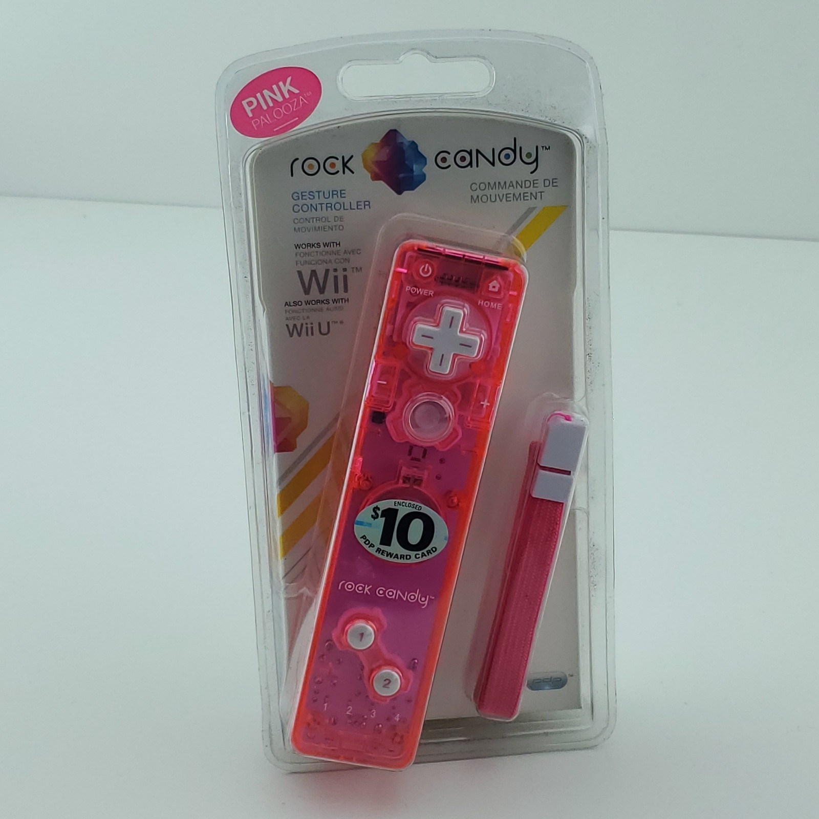 PDP 8560PK v4.0 Rock Candy Pink Palooza Gesture Controller for Wii / Wii U New