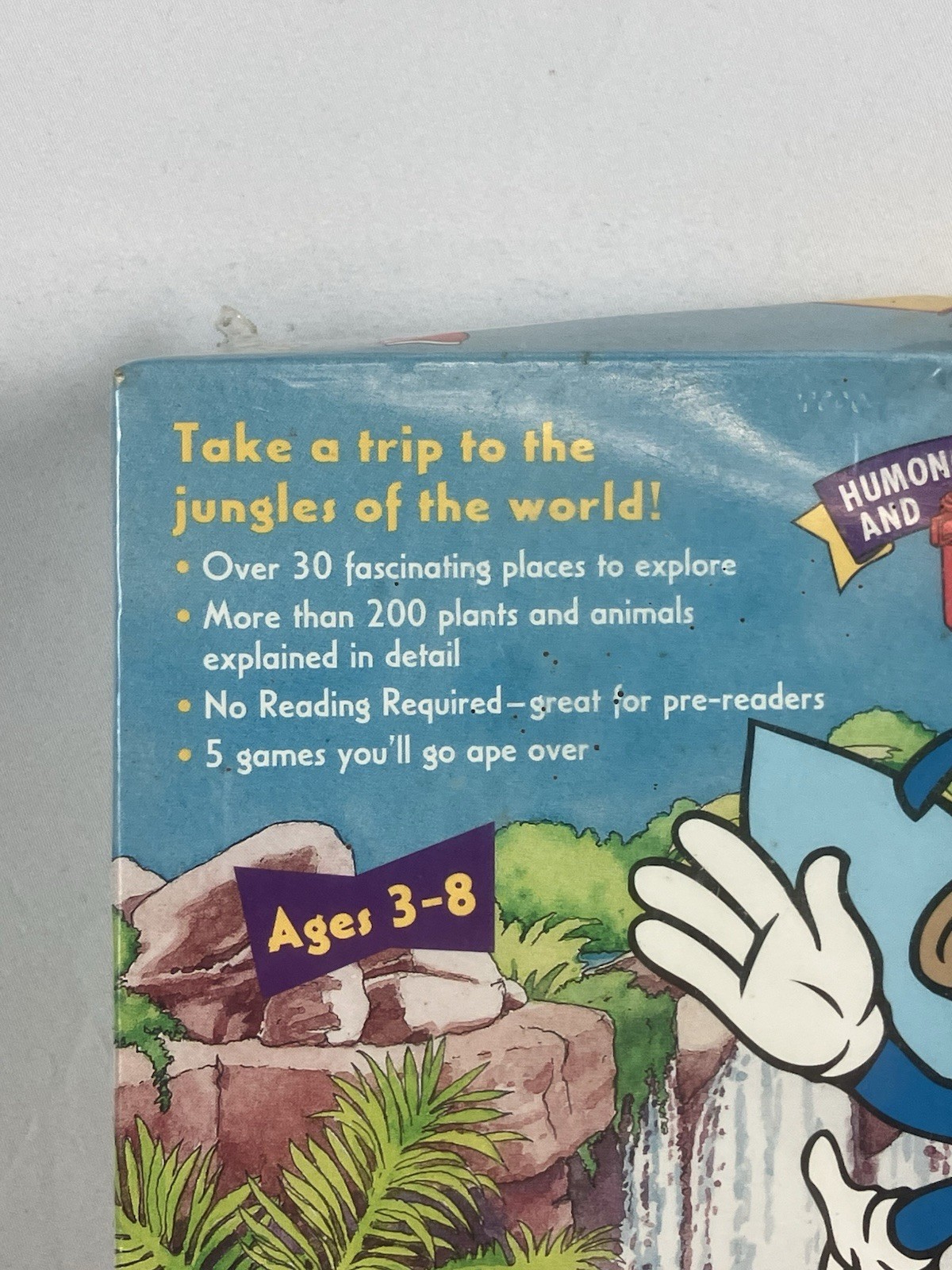 Let’s Explore the Jungle With Buzzy PC CD Rom Windows Mac Game 1995 Big Box New