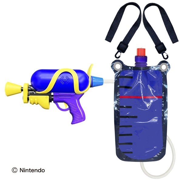 2026 Splash Shooter w/ Ink Tank BLUE Water Gun Splatoon 3 Nintendo SPT-1301BL