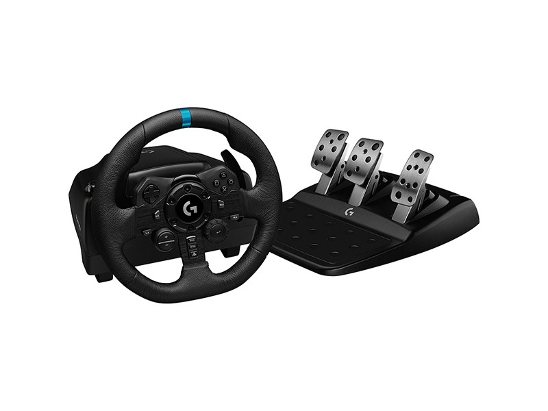 Logitech 941-000147 G923 Racing Wheel and Pedals, TRUEFORCE PS5 , PS4, PC, Mac