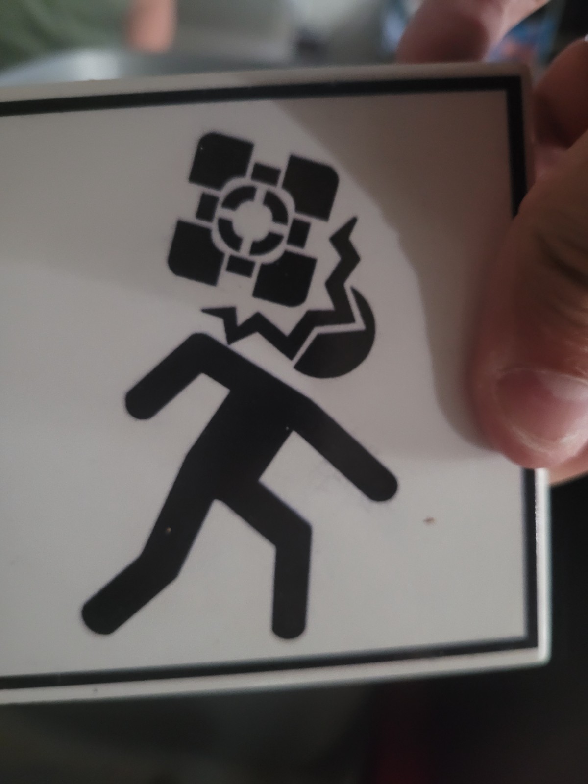 Portal Coasters from Xbox Game (White and Black)