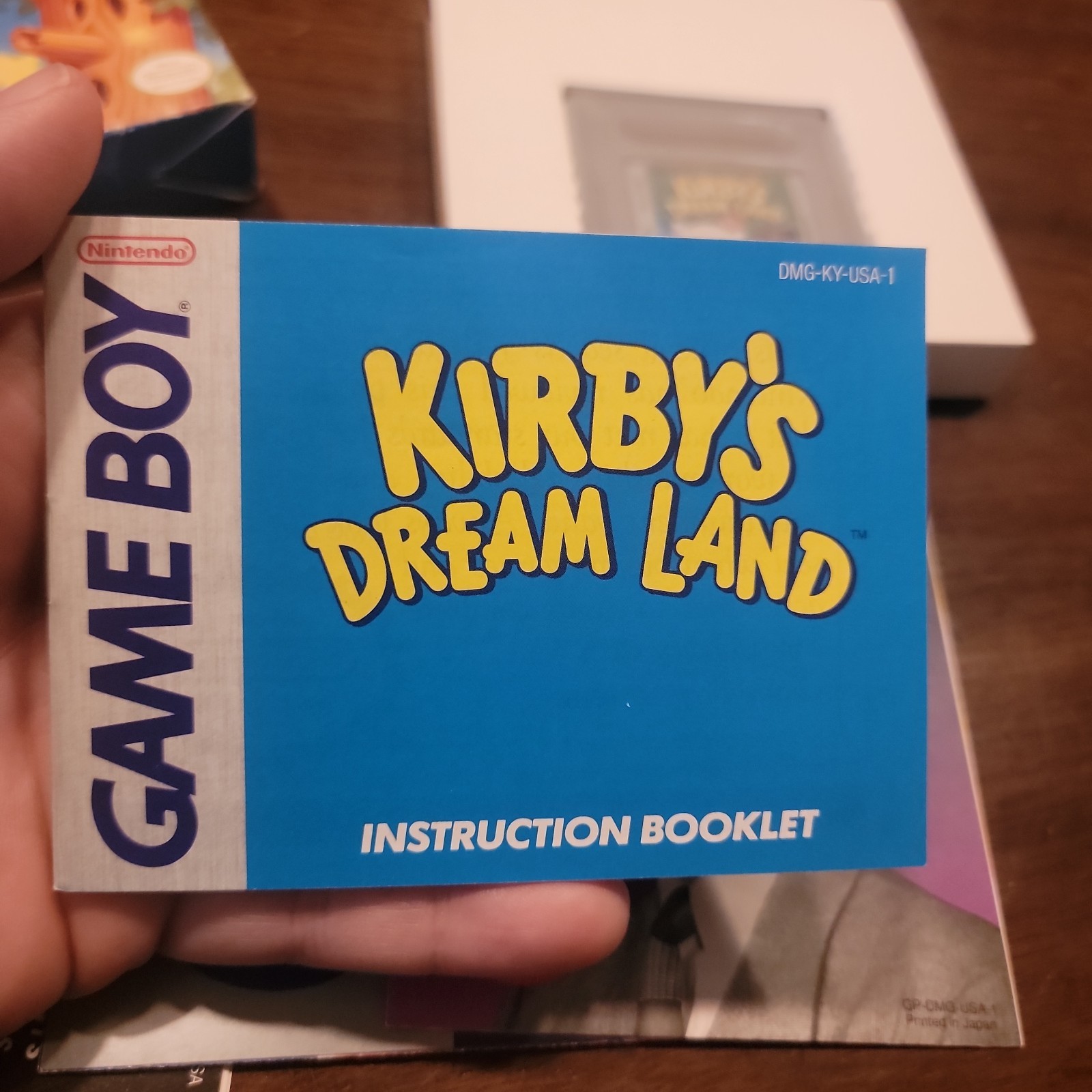 Kirby’s Dream Land (Nintendo Game Boy Gameboy) Complete CIB – Tested – Authentic