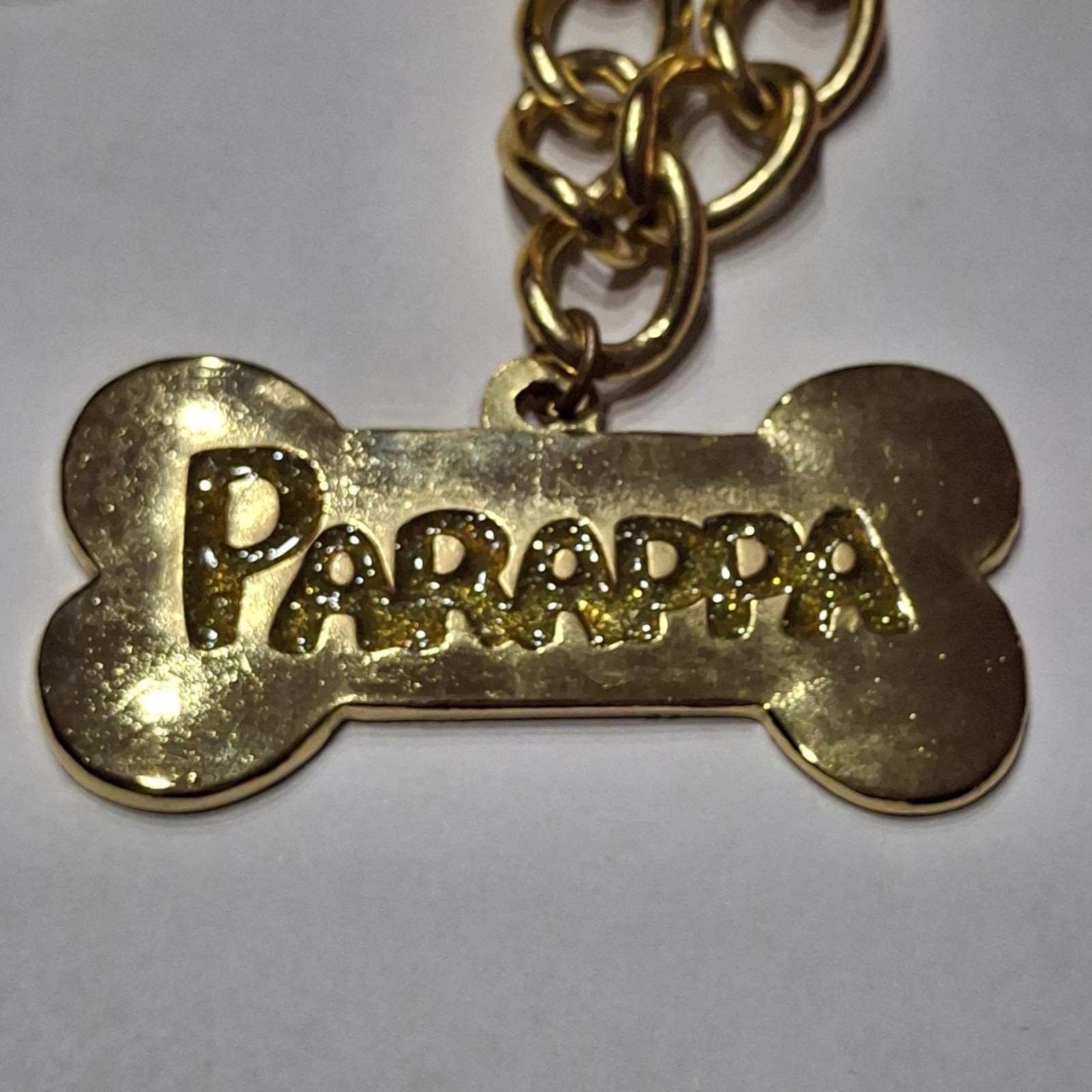 Official SCEA PaRappa The Rapper Promo Set: Red Beanie & Gold Colored Bone Chain