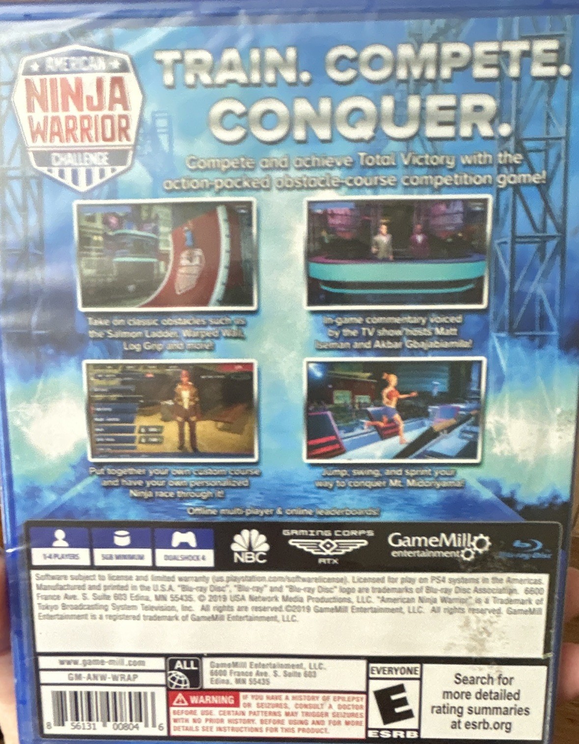 GameMill American Ninja Warrior Challenge PS4 Multiplayer Online Play
