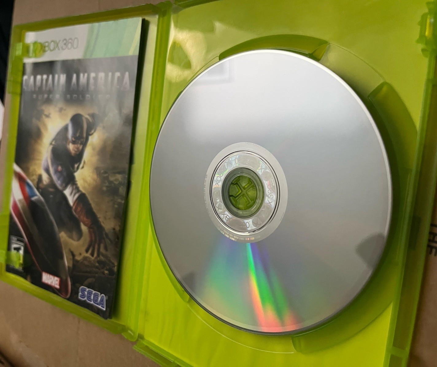 SEGA Captain America: Super Soldier Xbox 360. tested and works