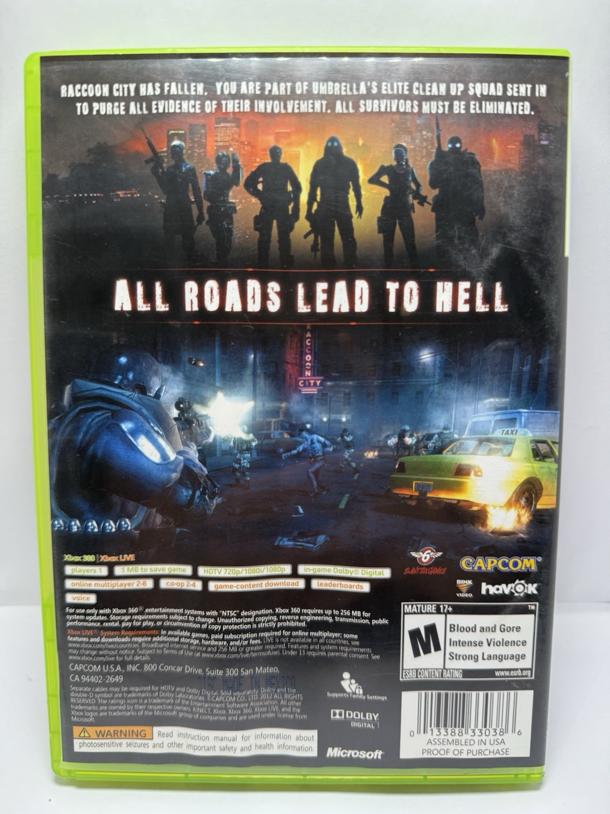 Lot Of 5 Xbox 360 Horror Resident Evil Condemned Vampire Games Tested Working