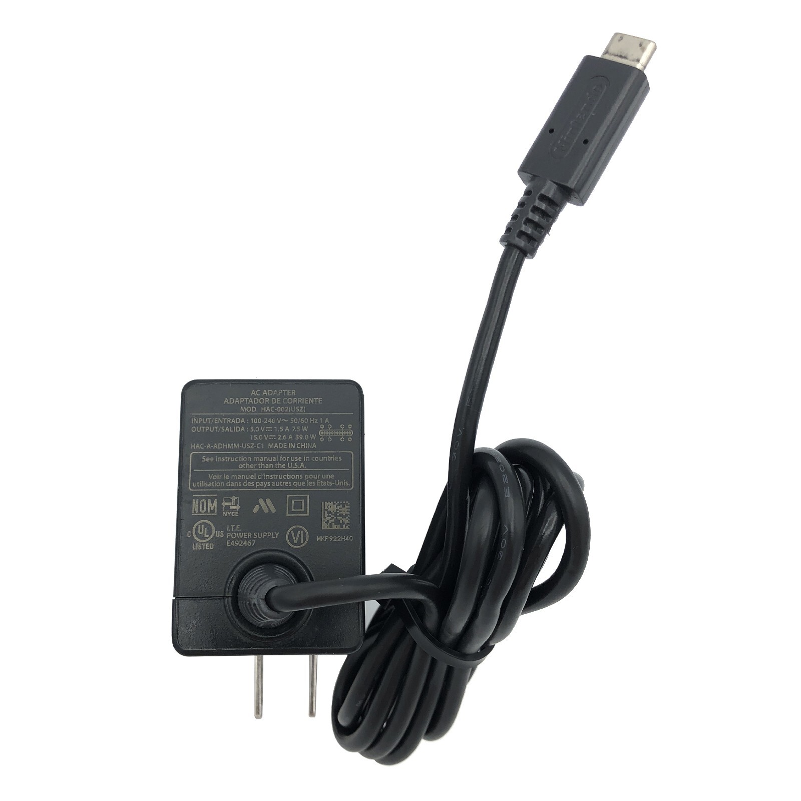 Genuine Nintendo Adapter HAC-002 for Switch Console Screen TV Dock Station OEM